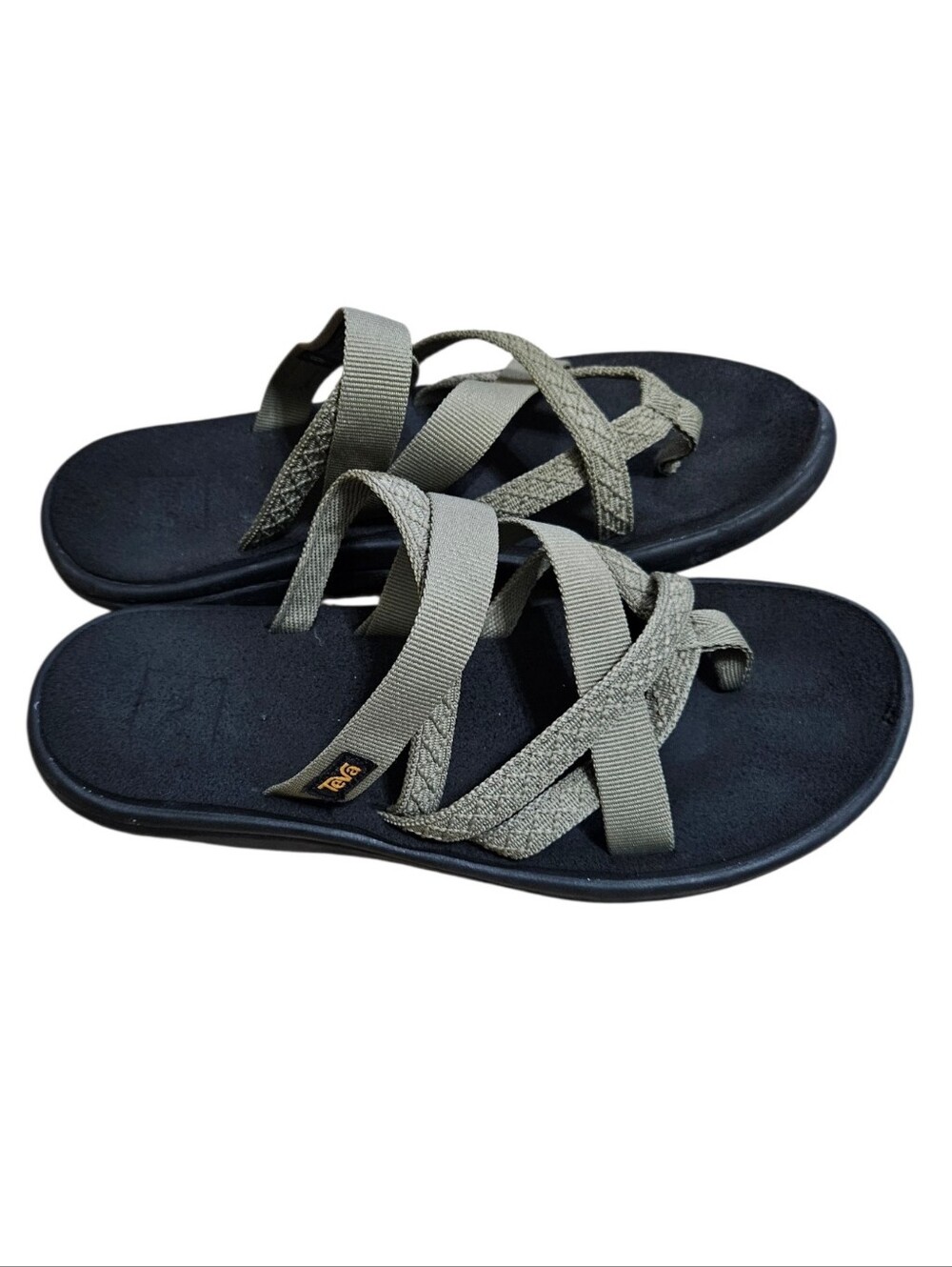 Teva Burnt Olive Voya Zillesa Strappy  Sandals Womens